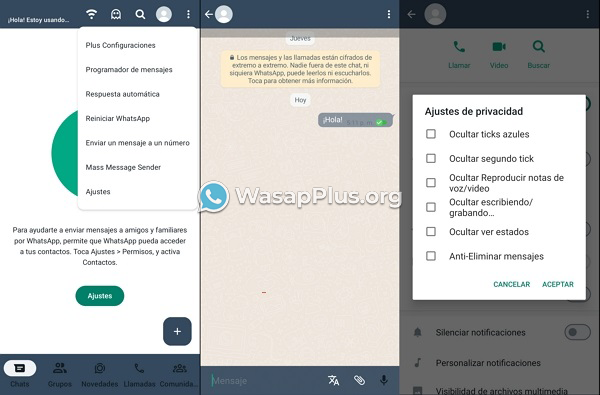 como saber si alguien tiene whatsapp plus